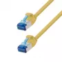 Cabo de patch Cat.6A Slim S/FTP LSZH LogiLink, amarelo, 10 m