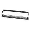 Patch panel modular 24 portas Cat.6A Keystone LogiLink, 19