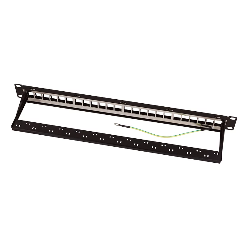 Patch panel modular 24 portas Cat.6A Keystone LogiLink, 19