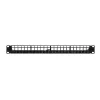 Patch panel modular 24 portas Cat.6A Keystone LogiLink, 19