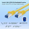Cabo de rede LogiLink Cat.6A S/FTP LSZH, CCA, 5 m, amarelo, EconLine