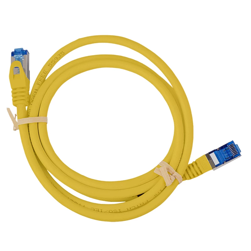 Cabo de rede LogiLink Cat.6A S/FTP LSZH, CCA, 5 m, amarelo, EconLine