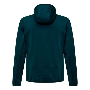 Casaco de polar com capuz Salewa Puez Altavia Polarlite para homem, Pond Blue
