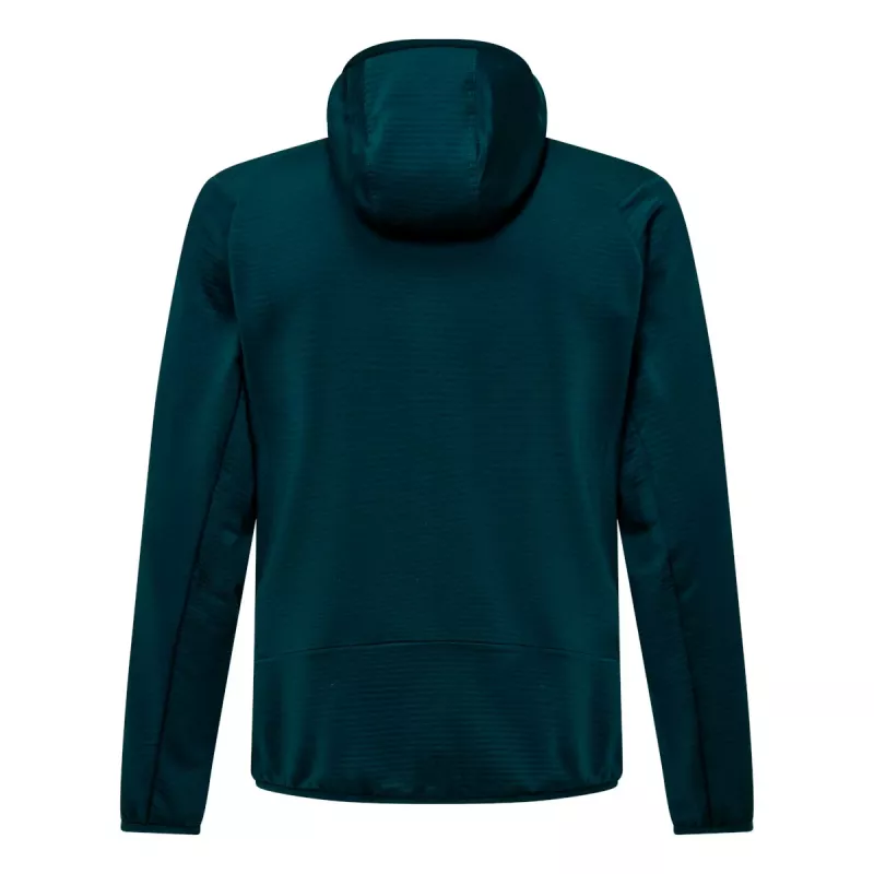 Casaco de polar com capuz Salewa Puez Altavia Polarlite para homem, Pond Blue