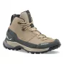 Sapatos de trekking Salewa Puez Leather Mid PTX para mulher, Quicksand/Onyx, tamanho 36,5