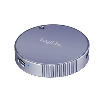 LogiLink Caixa para SSD USB 3.2 Gen2x1 USB-C para PCIe NVMe, 100W PD, magnética