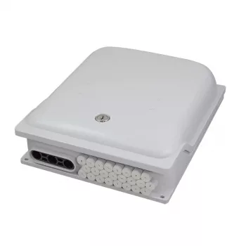 Caixa de distribuição FTTX LOGILINK, 96 fibras, 24x LC duplex ou SC simplex, sem equipamento, IP65, montagem na parede