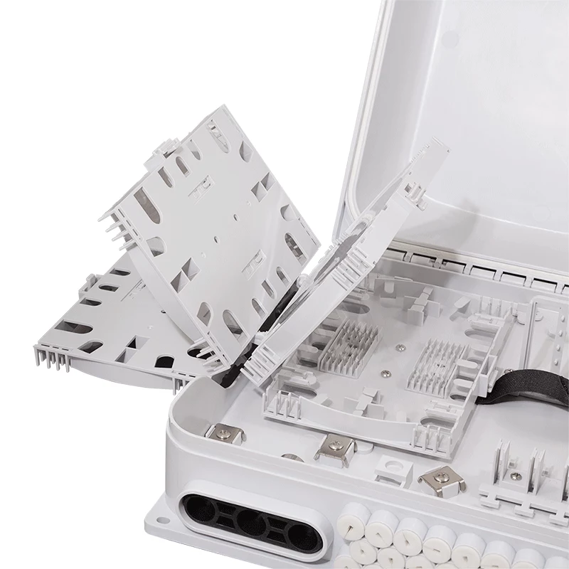 Caixa de distribuição FTTX LOGILINK, 96 fibras, 24x LC duplex ou SC simplex, sem equipamento, IP65, montagem na parede