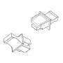 Tampões cegos RJ45 EFB, preto, pack de 100