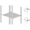 Prateleira de rack fixa EFB Elektronik 19 polegadas 0,5U, carga 70 kg, profundidade 750-850 mm, preto profundo (RAL 9005)