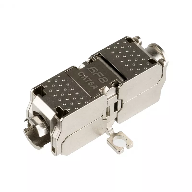 EFB ELEKTRONIK Cat.6A/Cat.7/Cat.7A Módulo de ligação Keystone