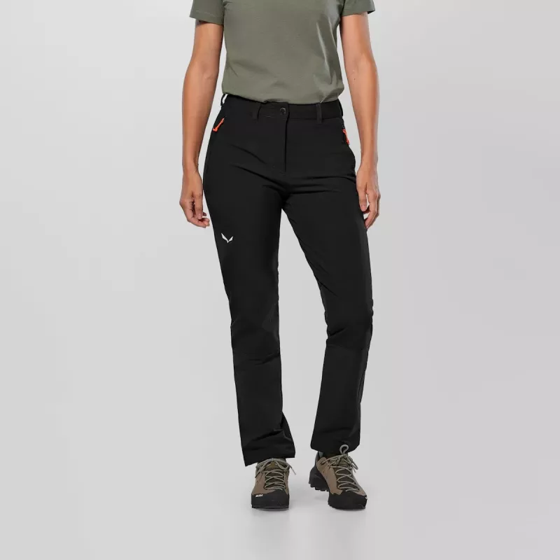 Calças Salewa Puez Dolomia 2 para mulher - Black Out - EU 36 (S)