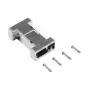 EFB ELEKTRONIK caixa de interface vazia metalizada EB0909MV2, 1 porta keystone, prateado