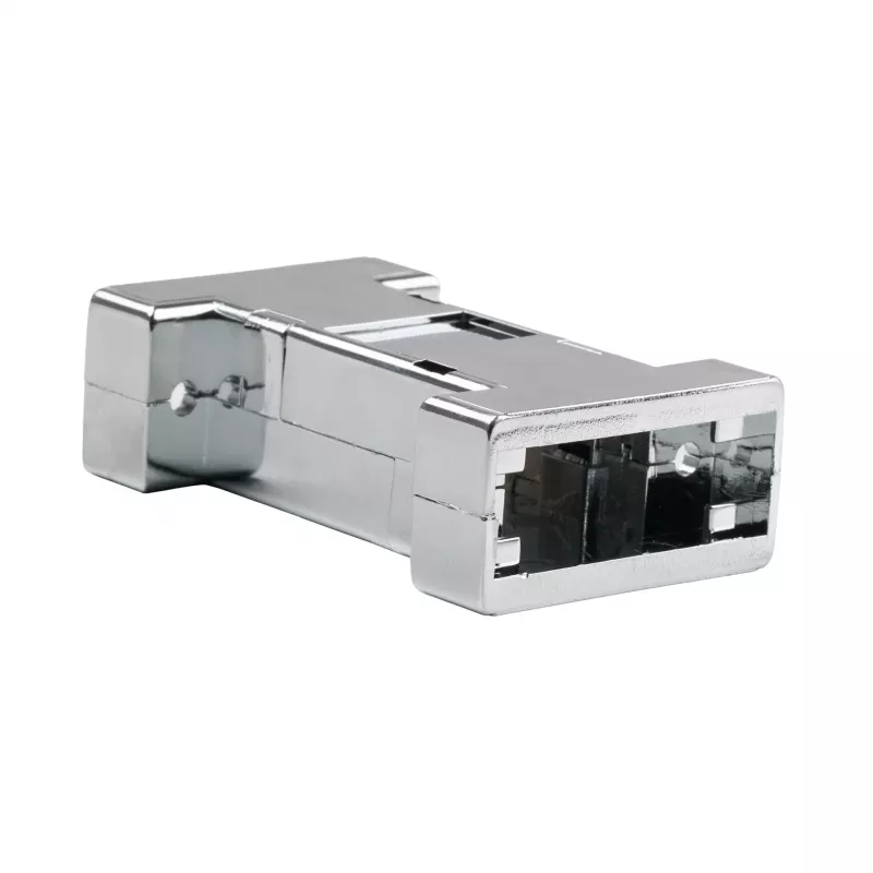 EFB ELEKTRONIK caixa de interface vazia metalizada EB0909MV2, 1 porta keystone, prateado