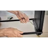 BOSCH conjunto de 9 chaves Allen com chaves em L codificadas por cores, ponta esférica e função de retenção, métrico 1,5-10 mm, superfície BlackLaser, suporte com clipe