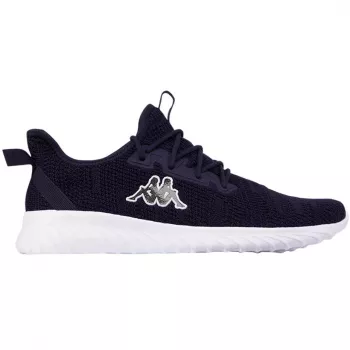 Kappa Capilot sapatilhas casuais de homem azul-marinho e branco com atacadores low-top EU 44