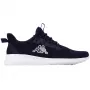 Kappa Capilot sapatilhas casuais de homem azul-marinho e branco com atacadores low-top EU 44