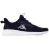 Kappa Capilot sapatilhas casuais de homem azul-marinho e branco com atacadores low-top EU 44