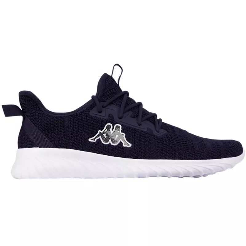 Kappa Capilot sapatilhas casuais de homem azul-marinho e branco com atacadores low-top EU 44