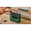 BOSCH conjunto misto de 39 chaves de fendas com suporte, verde/preto