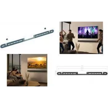 LogiLink suporte de parede para coluna para Sonos Arc & Sonos Arc Ultra, preto