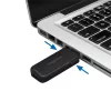 LogiLink AU0054 bloqueador de porta USB-A com 1 chave e 4 bloqueadores, versão de viagem, preto