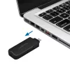 LogiLink AU0054 bloqueador de porta USB-A com 1 chave e 4 bloqueadores, versão de viagem, preto