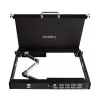 LogiLink consola KVM de 8 portas com LCD de 17 polegadas, VGA, Ultra-Short-Depth, montagem em rack 1U