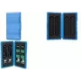 LogiLink UA0417 caixa de proteção M.2 SSD para 4 SSDs NGFF/NVMe, azul
