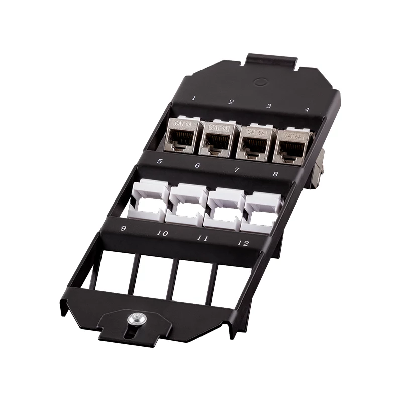LOGILINK módulo de chão keystone para 3 x 4 módulos keystone, preto