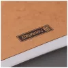 Brunnen FACT!plus A5 caderno quadriculado 96 folhas castanho