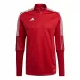 adidas Tiro 21 top de treino homem vermelho 2XL GH7303