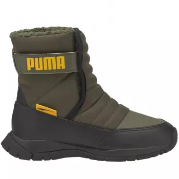 PUMA Nieve WTR AC PS sapatilhas de inverno criança preto-branco
