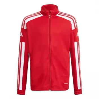adidas Squadra 21 sweatshirt de treino para jovens Team Power Red/branco GP6458 tamanho 164