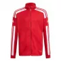adidas Squadra 21 sweatshirt de treino para jovens Team Power Red/branco GP6458 tamanho 164