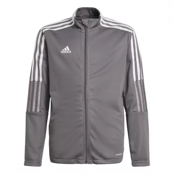 adidas Tiro 21 casaco de treino criança Grey Four GM7311 tamanho 116 cm