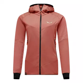 Casaco Salewa Sella Crevasse HD para mulher rosa-deserto tamanho S