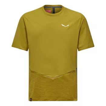 T-shirt Salewa Pedroc Dry Wind Olive Oil para homem 48