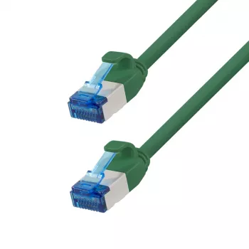 Cabo de patch Ethernet LogiLink Cat.6A S/FTP Slim, LSZH, verde, 20 m