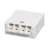 Caixa de terminação FTTH LOGILINK FB1007, 4 portas, montagem na parede ou em calha DIN, branco
