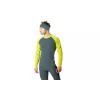 T-shirt de corrida de manga comprida Salewa Dynafit Alpine Pro para homem Ultra Yellow tamanho L