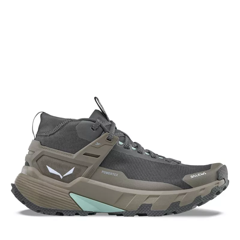 Sapatilhas de speed hiking Salewa Pedroc 2 Mid PTX para mulher - preto