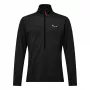 Casaco de forro polar com meio fecho Salewa Puez Cammino Polarlite para homem - Black Out, tamanho M