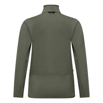 Camisola Salewa Puez Cammino Sweater PL mulher S - casaco de polar Polarlite com fecho integral
