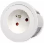 Bachmann PIX 1xUTE 2.0m AEH RAL9010 tomada de encastrar Schuko com extremidade solta