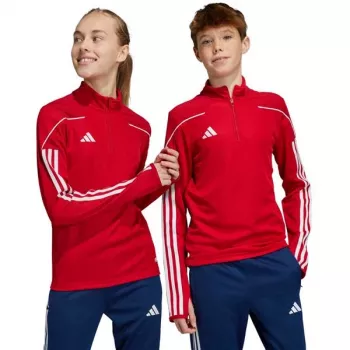 Top de treino adidas Tiro 23 League criança sweatshirt vermelho HS3489 tamanho 164