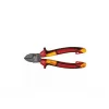 Alicate de corte lateral MILWAUKEE 180mm VDE isolado 1000V aço cromo-vanádio