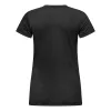 T-shirt Salewa Solid Dry mulher Black Out tamanho L