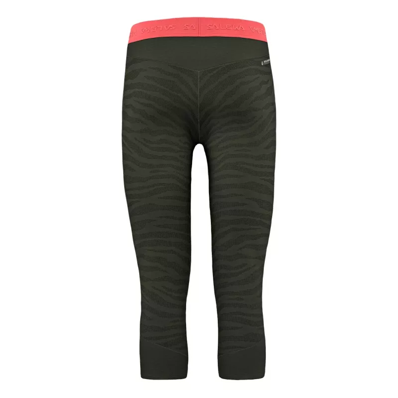 Leggings térmicas Salewa Cristallo homem - camada base de lã merino para alpinismo