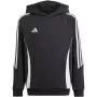 Sweatshirt com capuz adidas Tiro 24 preto IJ5611 128cm